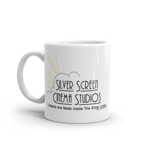 Studio Logo White Glossy Mug