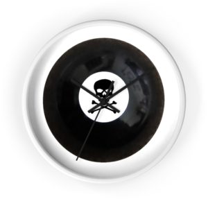 The Pool Game 8-Ball Wall clock