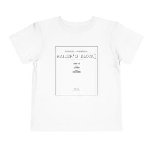 Writer's Block Toddler T-Shirt